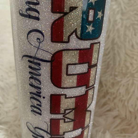 20 oz Skinny Trump 2020 Tumblers with straw - Picture 2 of 2